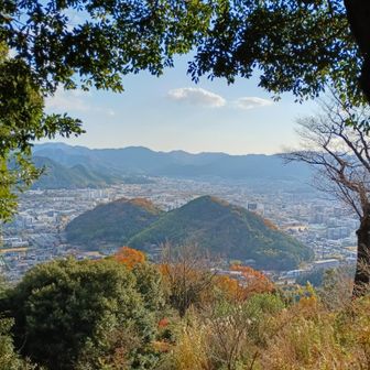 展望所　眺望　障子岳と向山🖼️