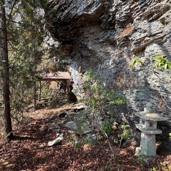 こんな場所に神社が