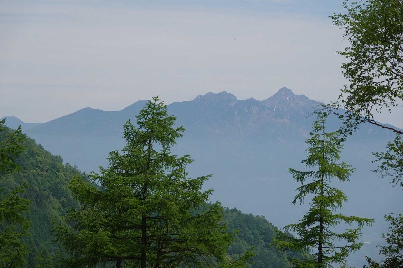八ヶ岳が見えました✨