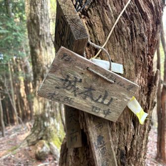「Kobo Trail」の案内通りに進むと山頂から外れた道を進むので、
山頂に気が付かず通り過ぎて戻って来ました。