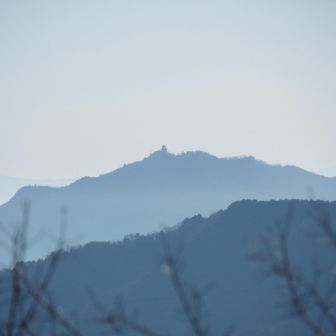 岐阜城も見えました