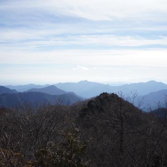 大岳山、御前山方面