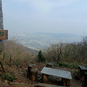 天気は良いけど頂上の眺めは真っ白け。…まさか花粉じゃないよね😅