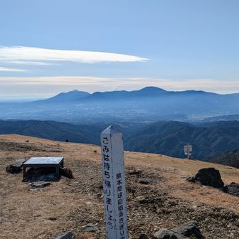 山頂より霧島連山