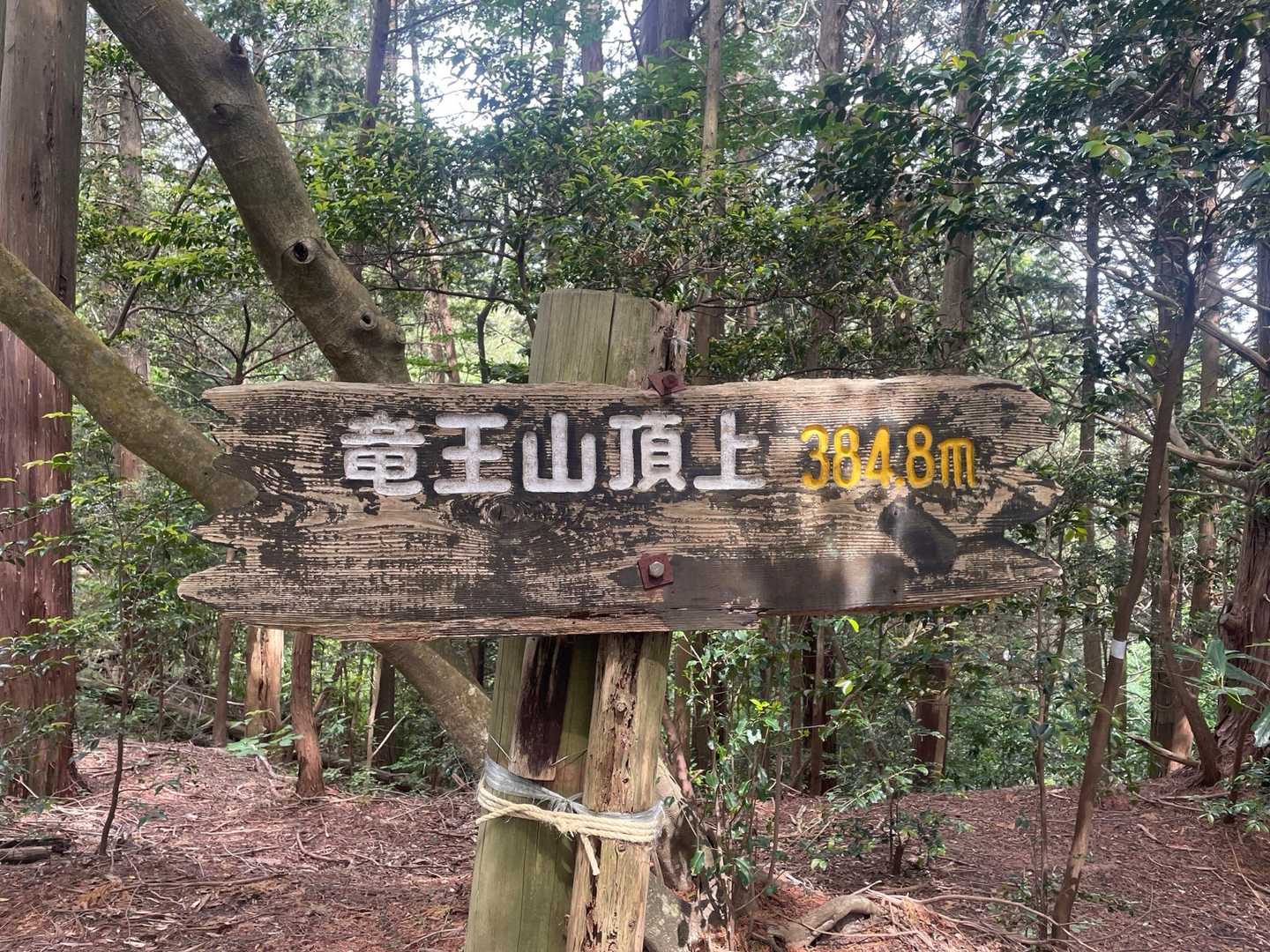鏡山 往復コースの写真