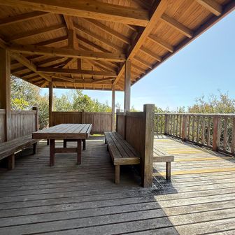 ④迫子浅間山展望台:
一人占め