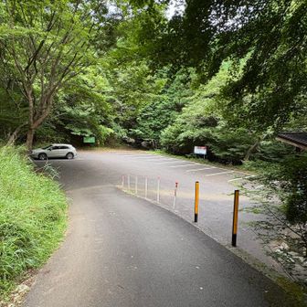 戻った時も1台きりでした🚙