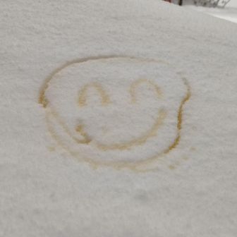 天然かき氷😋　上高地バスターミナルに着いたら爆風ですぐ撤退　ターミナルに冬季トイレ有り