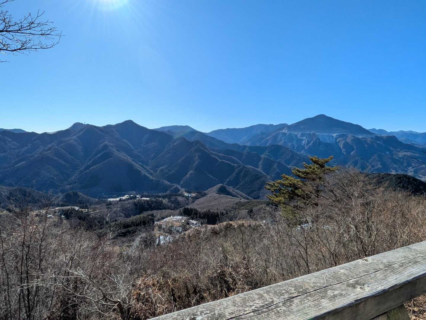 雲ひとつ無い晴天☀武甲山が近くに見えて良き🥰