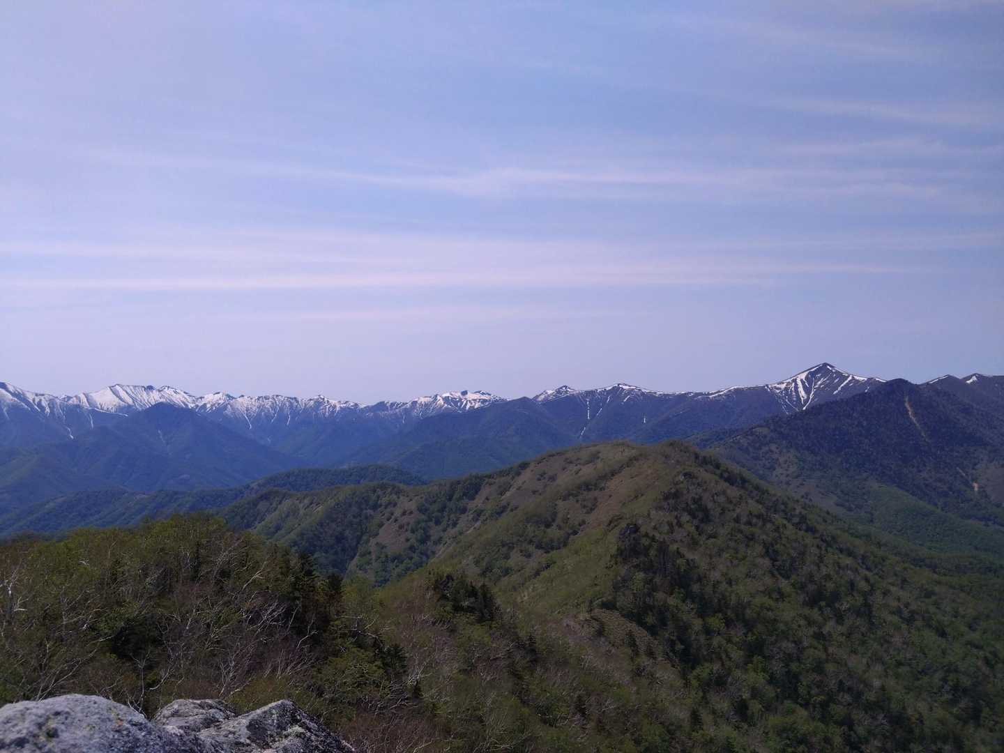 日高山脈綺麗に見えて感激