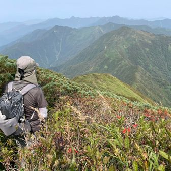 満足満足で下山します