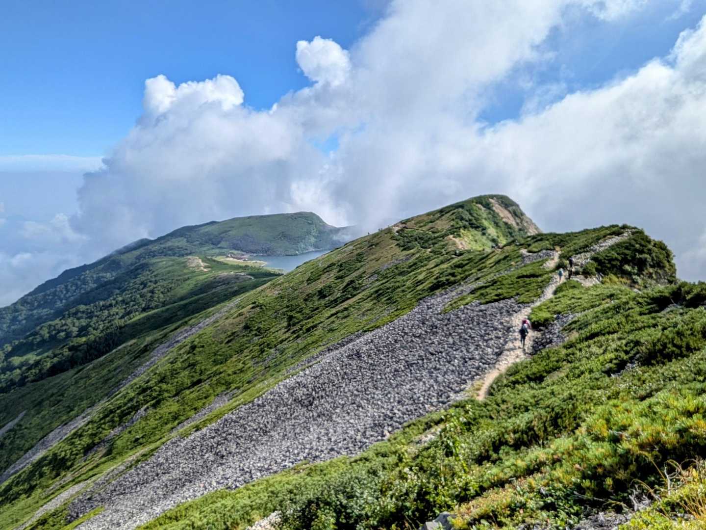 猿倉-白馬大雪渓-白馬岳 -白馬大池-栂池 周回コースの写真