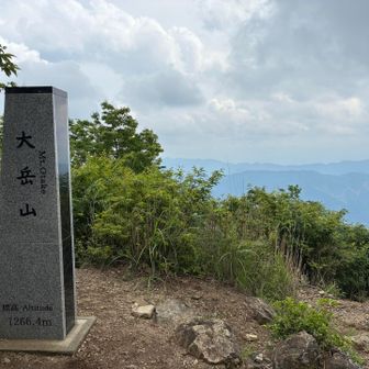 大岳山⛰️山頂

山頂には10人ほど。
ベンチでお菓子休憩したら🍵下山。