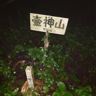 山頂だけ大雨😵