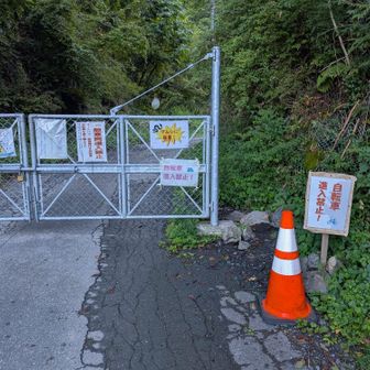 芝沢ゲート。気温16℃。
駐車場代1台1000円+登山者一人500円。
自転車進入禁止。登山口まで落石の危険あるため。
聖光小屋のおじさんが都合つく時に、落石あればどかしてくれているんじゃないでしょうか、たぶん。ありがたいです🙏。