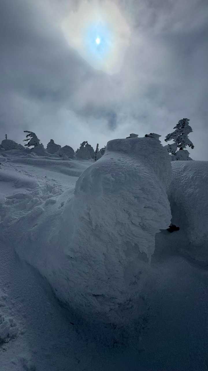 西吾妻山、スノーシューハイク の写真 22