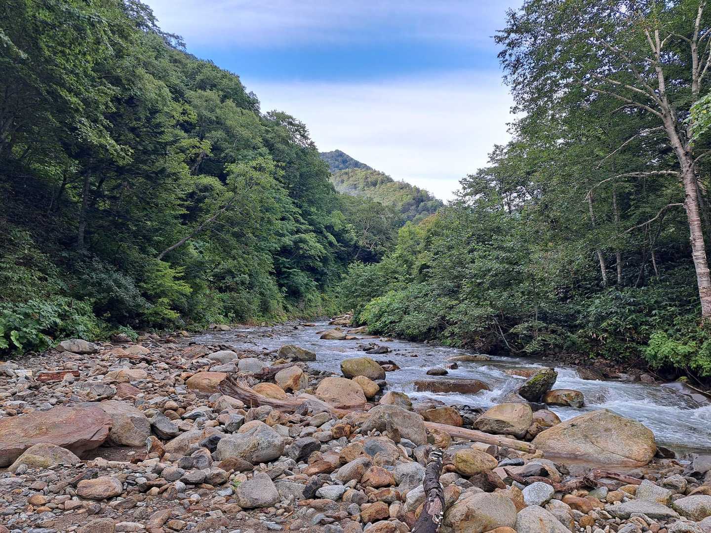 入渓地点…始まるよー(笑)
緊張する💦