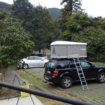 薬王寺ダム下の駐車場