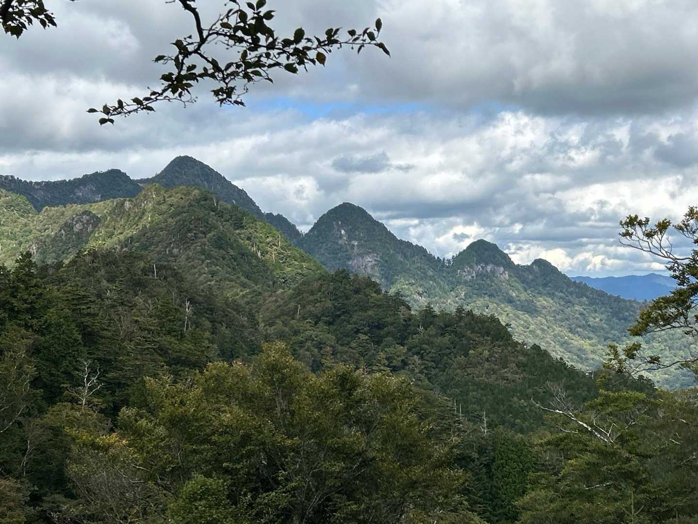 行者還岳 往復コースの写真
