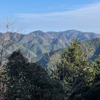 阿讃縦走路を望む