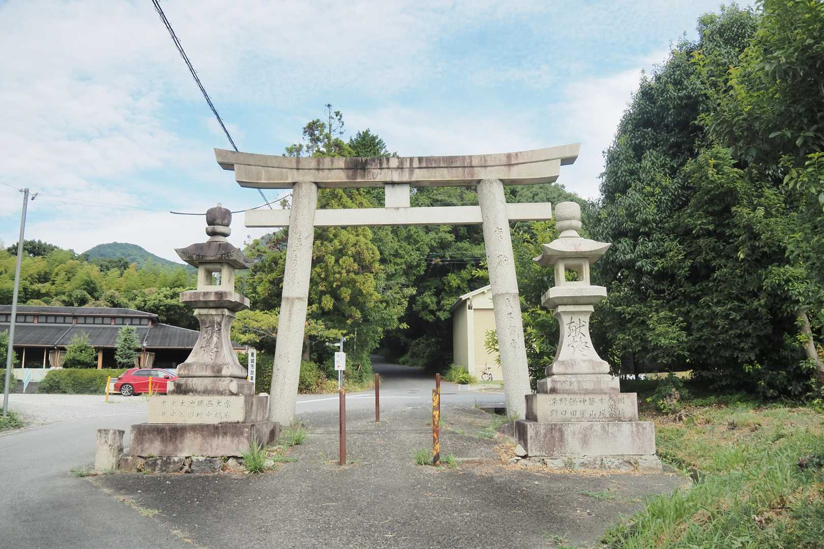 葛城市駐車場からスタート