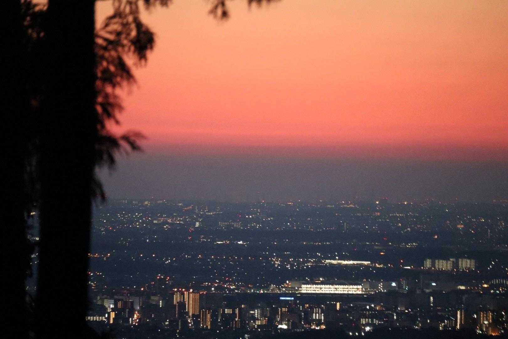日向薬師バス停-日向薬師-日向山登山道入口-日向山-七曲り 縦走コースの写真
