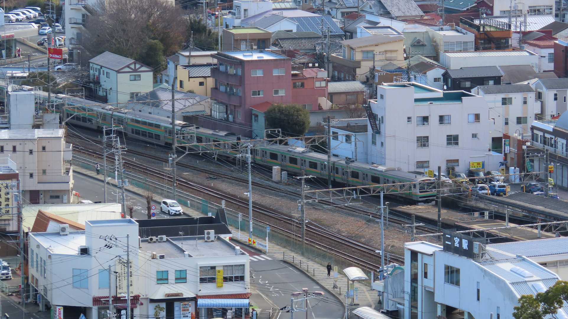 東海道線だ