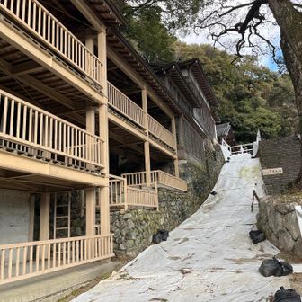 上げ馬神事の場所。一度生で見てみたい😳
