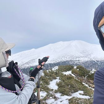 こちらからの海別岳でございます