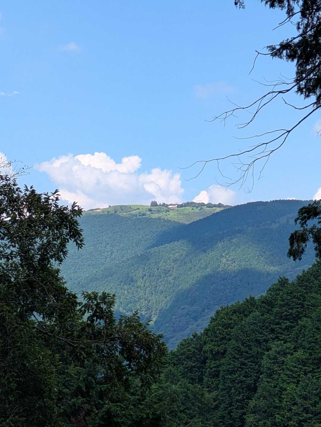 葛城山が望めるポイント