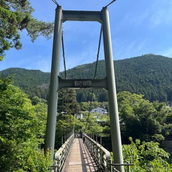 多摩川
立派なつり橋を渡り🎶
