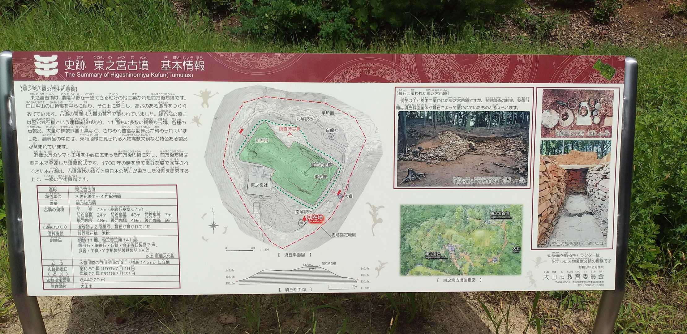 古墳1周して
善光寺山を目指す