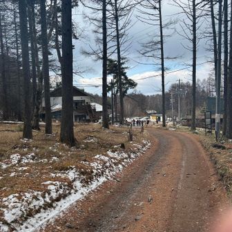 ようやく八ヶ岳山荘へ　バスまで1時間あったので風呂もいただきます