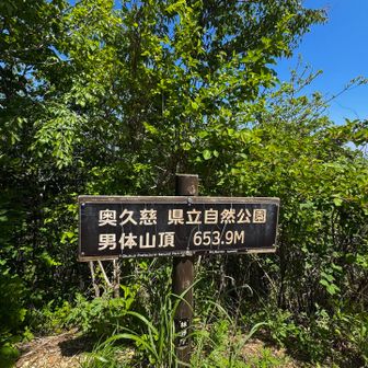 奥久慈男体山…654m（10回以上）

山頂は意外と空いていました