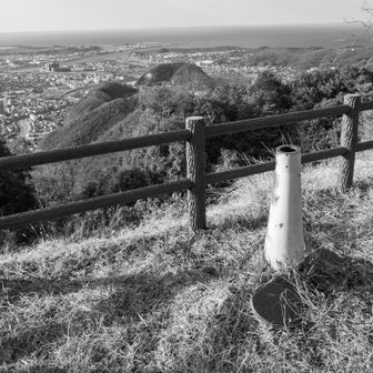 遠い昔、山頂の望遠鏡から自宅を探したことがあるようなないような