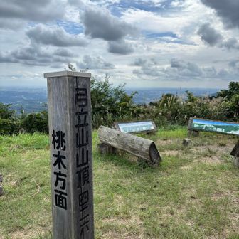 山頂に着いたばかりの天気はこんな感じで雲もあるけど間から青空が見える感じでした🌤この後、日が出てきたり、少し曇ったりしたけど、過ごしやすくて良い天気でした❤️