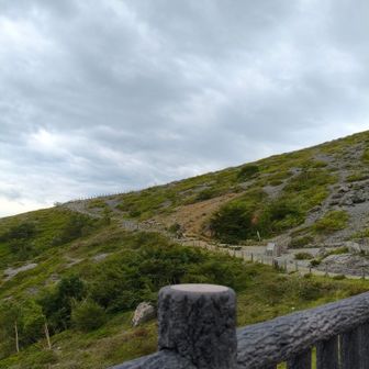 ロープウェイ山頂駅には展望台