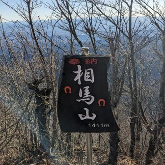 左下の三角点の傍に看板標識のポールを立てました。