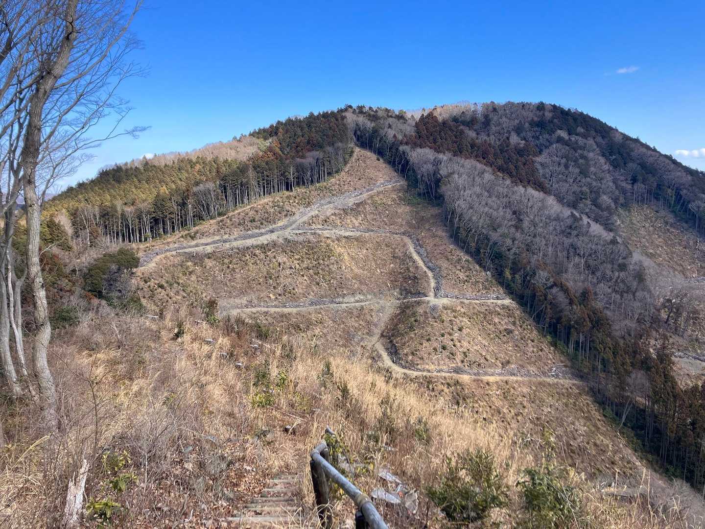 高峯-奈良駄峠-仏頂山 往復コースの写真