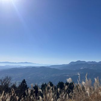 城ヶ岳山頂から 祖母 くじゅう