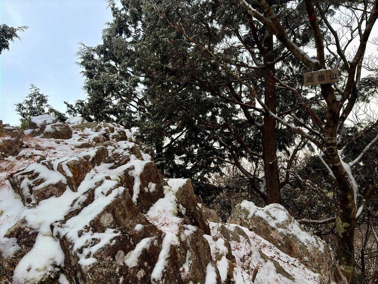 少し離れた所に三座目の高根山⛰️
