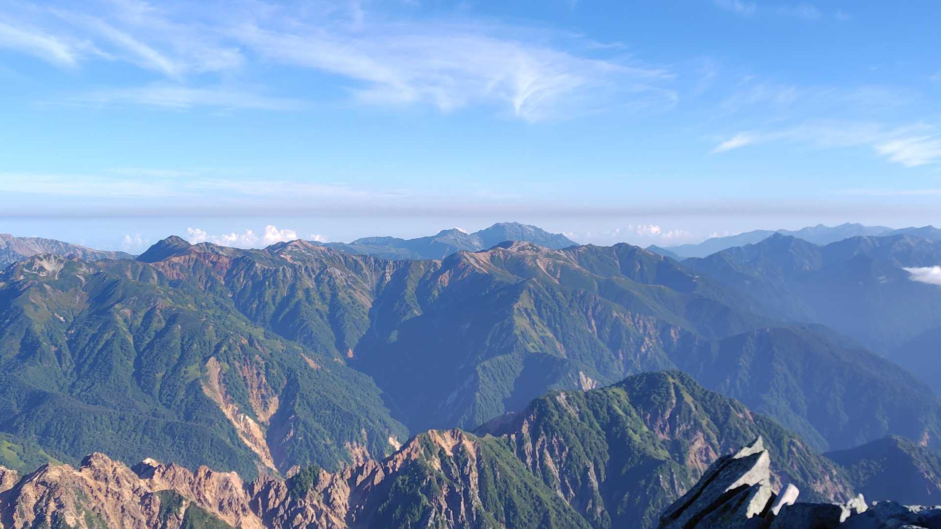 劔・立山方面