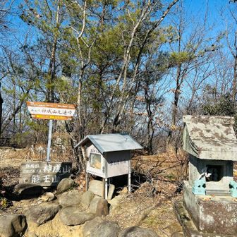 龍王山のピーク