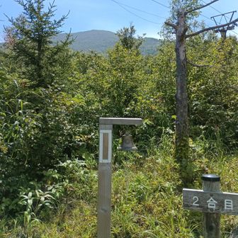 二合目からの山頂部（№14と同じアングル）