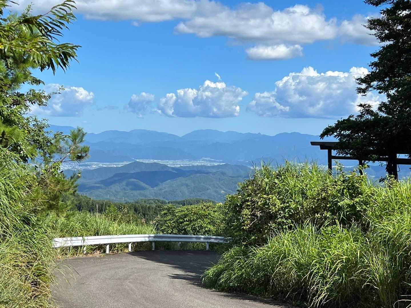 花立峠-雀ヶ峠-小六所山-六所山 往復コースの写真
