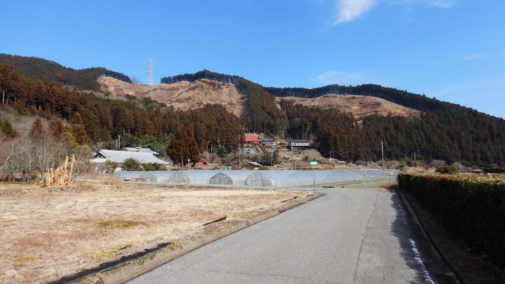 長安寺が見えて来ました👀　お疲れさまでした🍀