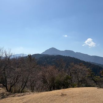 金時山遠く見える…
金時山への縦走は簡単ではなさそうです