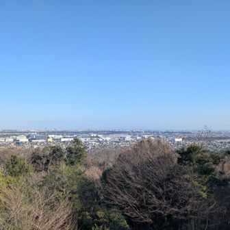 展望台からの横浜方面。