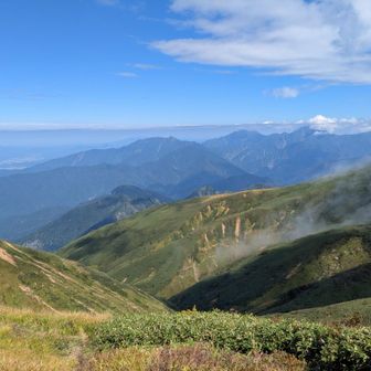 八海山、越後駒ケ岳、中ノ岳