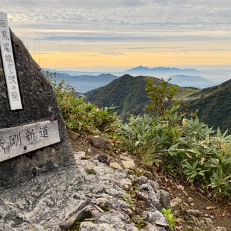 石黒尾根ガレ沢の頭
天神平の後ろには八ヶ岳